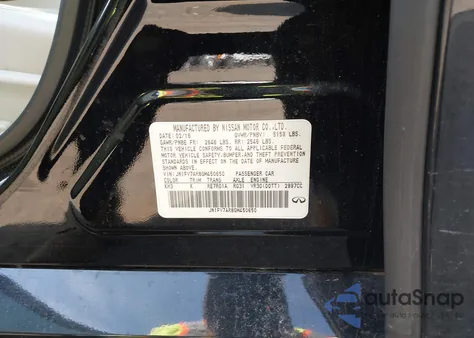 2016 Infiniti Q50 3.0T Red Sport 400 from USA, damaged, VIN JN1FV7AR8GM450650